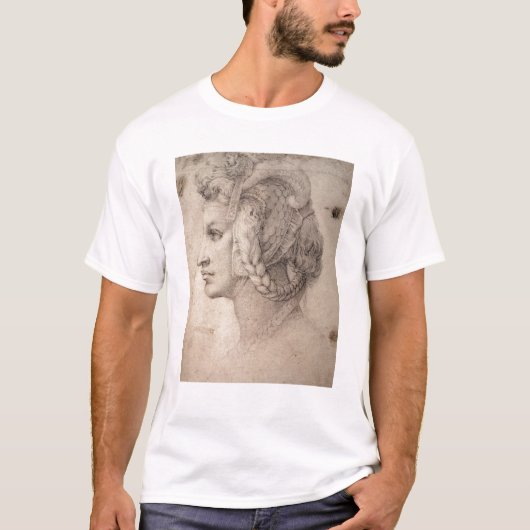 Studie van het hoofd t-shirt (Voorkant)