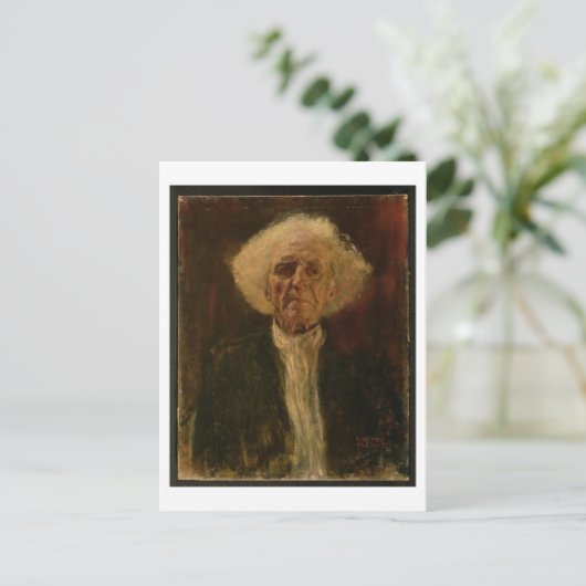 Studie van het hoofd van een Man van de Blinden (o Briefkaart (Staand voorkant)