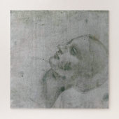 Studie van het hoofd van een vrouw door Leonardo d Legpuzzel (Horizontaal)
