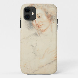 Studie van het hoofd van St. Apollonia (tekening) iPhone 11 Hoesje