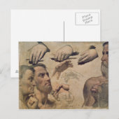Studie van hoofden en handen briefkaart (Voorkant / Achterkant)