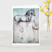 Studie van Horse, Leonardo da Vinci Kaart (Gele Bloem)