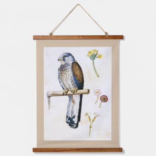 Studie van Lesser Kestrel en Bloem, Arcimboldo Hangend Wandkleed