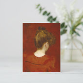 Studie van Lilia, 1887 (olie op doek) Briefkaart (Staand voorkant)