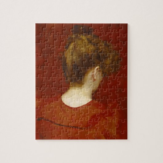 Studie van Lilia, 1887 (olie op doek) Legpuzzel (Verticaal)