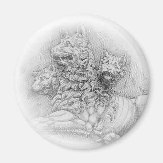 Studie van Lion statue - Pierre Jacques magnet (Voorkant)