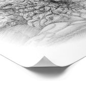 Studie van Lion statue - Pierre Jacques poster (Hoek)