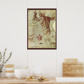 Studie van Michelangelo van de Libische Sibille Poster (Keuken)