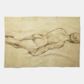 Studie van Michelangelo's David-standbeeld door Ra Theedoek (Horizontaal)