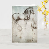 Studie van paarden - Leonardo da Vinci Kaart (Gele Bloem)