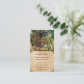 Studie van Pine Trees Vincent van Gogh Visitekaartje (Staand voorkant)