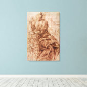 Studie van Sibyl Canvas Afdruk (Insitu (Houten vloer))