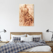 Studie van Sibyl Canvas Afdruk (Insitu (Slaapkamer))