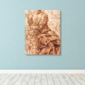 Studie van Sibyl Canvas Afdruk (Insitu (Houten vloer))