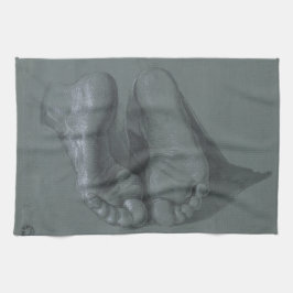 Studie van twee feet door Albrecht Durer Theedoek