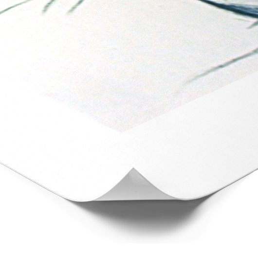 "Studie van twee Feet" Poster (Hoek)