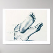 "Studie van twee Feet" Poster (Voorkant)