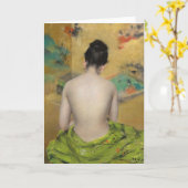 Studie van vlees en goud | William Merritt Chase Kaart (Gele Bloem)