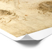 Studie van Vrouw voor Verloren schilderij Leda, da Poster (Hoek)