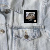 Studie Vierkante Button 5,1 Cm (In situ)