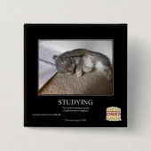 Studie Vierkante Button 5,1 Cm (Voorkant)