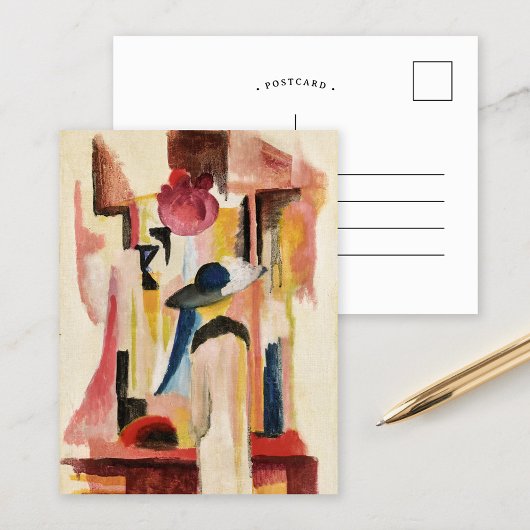 Studie voor Bright Shop Window | August Macke Briefkaart