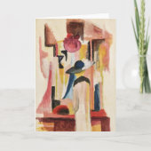 Studie voor Bright Shop Window | August Macke Kaart (Voorkant)
