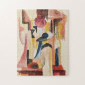 Studie voor Bright Shop Window | August Macke Legpuzzel (Verticaal)