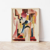 Studie voor Bright Shop Window | August Macke Poster