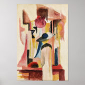 Studie voor Bright Shop Window | August Macke Poster (Voorkant)