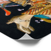 Studie voor Butterfly Couple, 1923, van Leyendecke Poster (Hoek)