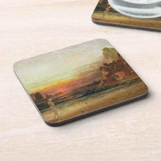 Studie voor 'Calypso's Grotto', c.1843 (olie op he Bier Onderzetter (Linkerzijde)