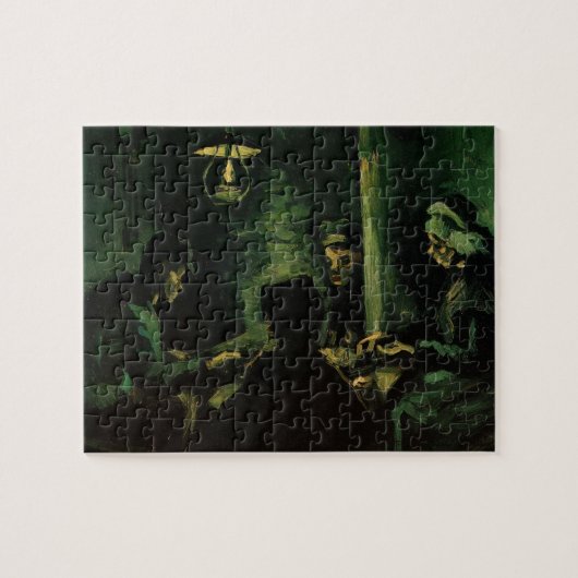 Studie voor De Aardappeleters door Vincent van Gog Legpuzzel (Horizontaal)