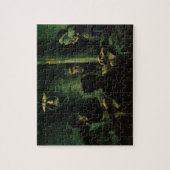 Studie voor De Aardappeleters door Vincent van Gog Legpuzzel (Verticaal)
