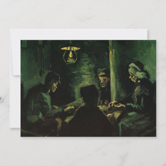 Studie voor De Aardappeleters van Vincent van Gogh (Voorkant)