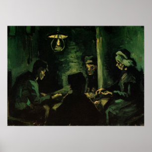 Studie voor De Aardappeleters van Vincent van Gogh Poster