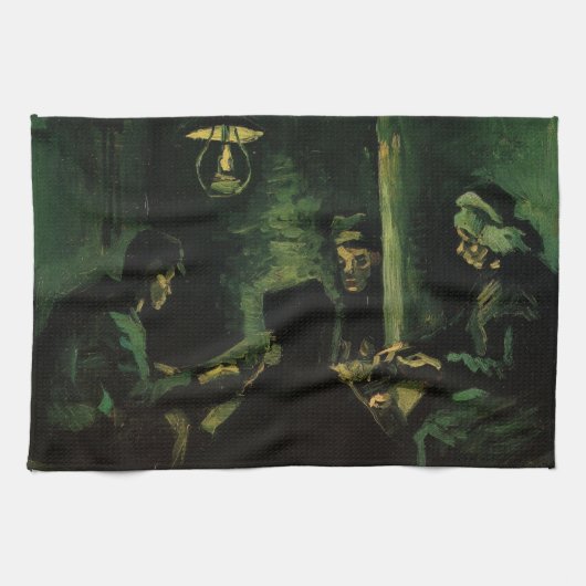 Studie voor De Aardappeleters van Vincent van Gogh Theedoek (Horizontaal)