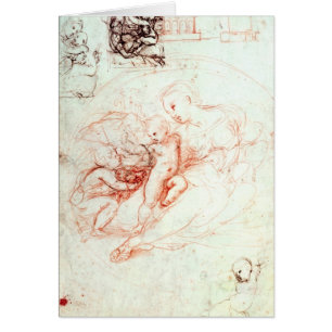 Studie voor de Alba Madonna, c.1508-09