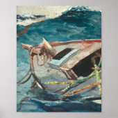 Studie voor de Golfstroom | Winslow Homer Poster (Voorkant)