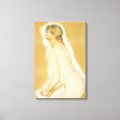 Studie voor 'De Grote Baders' van Pierre Renoir Canvas Afdruk (Voorkant)