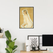 Studie voor 'De Grote Baders' van Pierre Renoir Poster (Thuiskantoor)