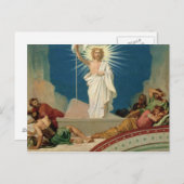 Studie voor de herrijking van Christus, 1860 Briefkaart (Voorkant / Achterkant)