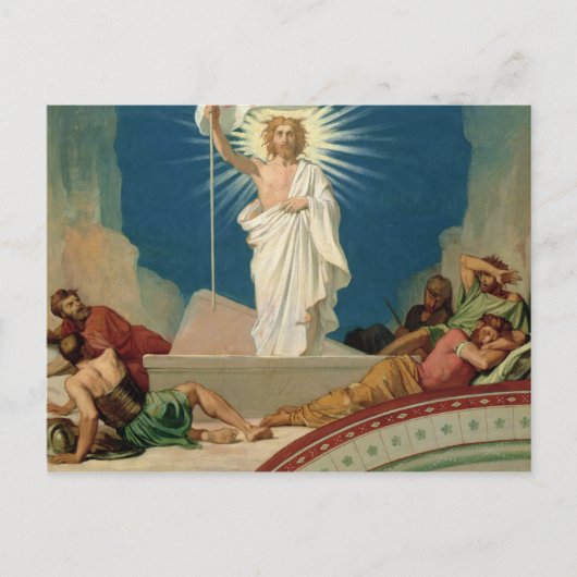 Studie voor de herrijking van Christus, 1860 Briefkaart (Voorkant)