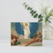 Studie voor de herrijking van Christus, 1860 Briefkaart (Staand voorkant)