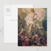 Studie voor de herrijzenis voor een schilderij briefkaart (Voorkant / Achterkant)