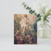 Studie voor de herrijzenis voor een schilderij briefkaart (Staand voorkant)