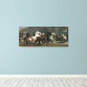 Studie voor de Horsemarket, 1900 Canvas Afdruk (Insitu (Houten vloer))