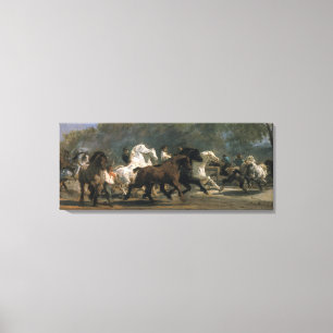 Studie voor de Horsemarket, 1900 Canvas Afdruk