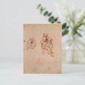 Studie voor de Maagd en het Kind, c.1478-1480 Briefkaart (Staand voorkant)