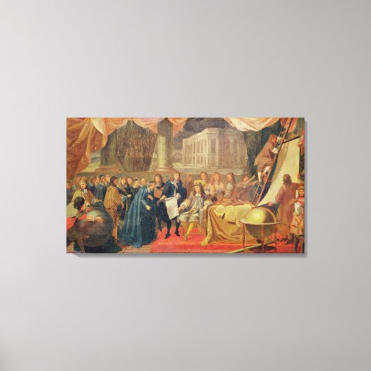 Studie voor de oprichting van de Academie Canvas Afdruk (Voorkant)